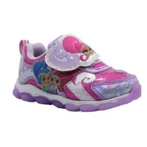 Shimmer & Shine Girls Light-Up Cushioned Insole Pink Purple Shoes Size 7